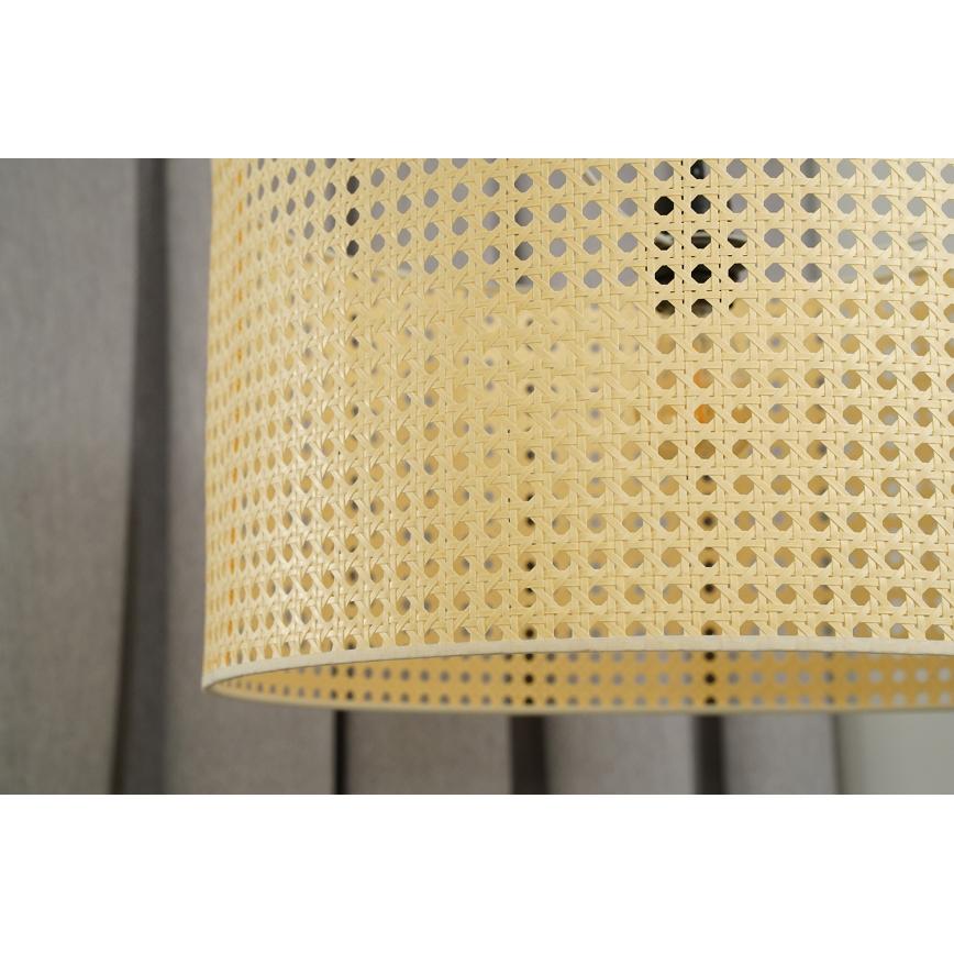 Duolla - Hängeleuchte ROLLER RATTAN 1xE27/15W/230V d 45 cm beige