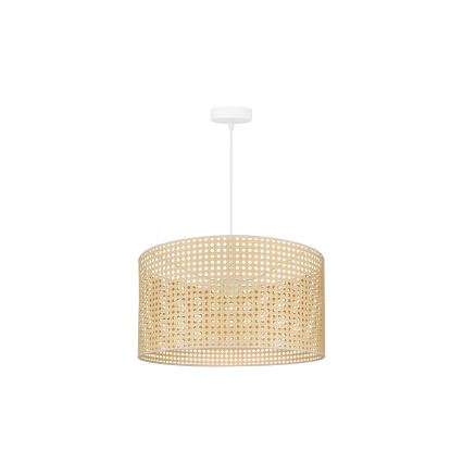 Duolla - Hängeleuchte ROLLER RATTAN 1xE27/15W/230V d 45 cm beige