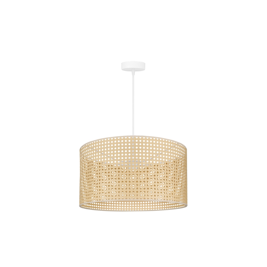 Duolla - Hängeleuchte ROLLER RATTAN 1xE27/15W/230V d 45 cm beige