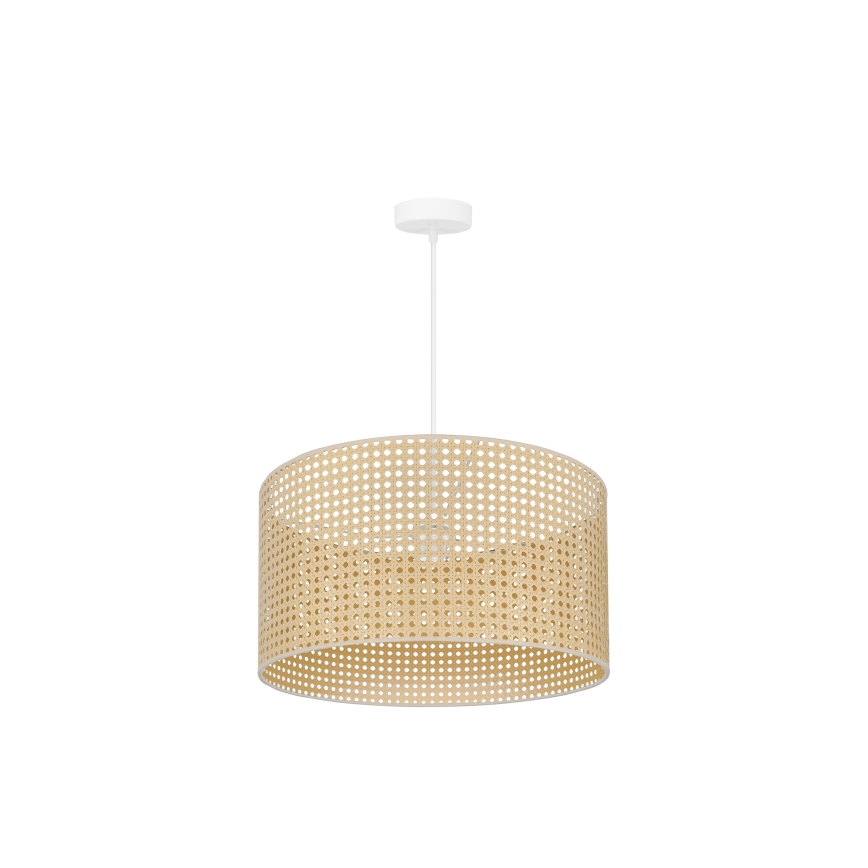 Duolla - Hängeleuchte ROLLER RATTAN 1xE27/15W/230V d 45 cm beige