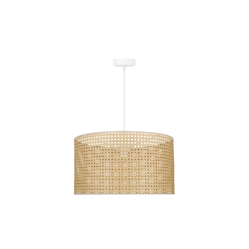 Duolla - Hängeleuchte ROLLER RATTAN 1xE27/15W/230V d 45 cm beige