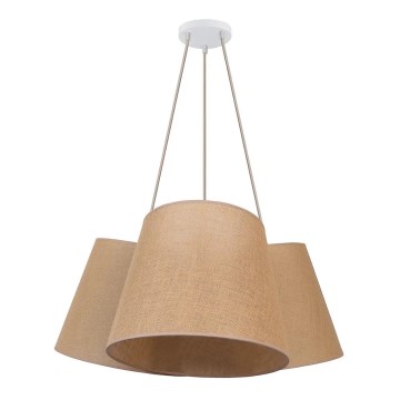 Duolla - Hängeleuchte ROSSA 3xE27/15W/230V d 75 cm braun