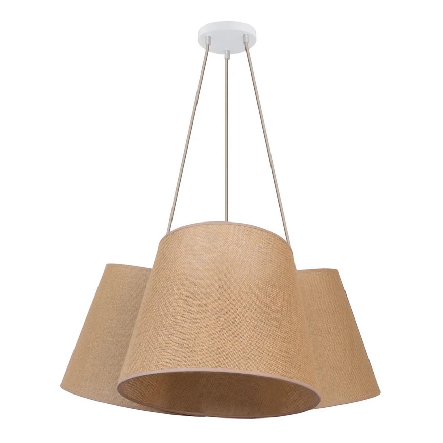 Duolla - Hängeleuchte ROSSA 3xE27/15W/230V d 75 cm braun