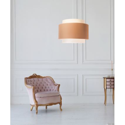 Duolla - Hängeleuchte SOHO 1xE27/40W/230V d 40 cm beige/cremefarben