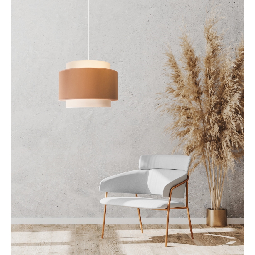 Duolla - Hängeleuchte SOHO 1xE27/40W/230V d 40 cm beige/cremefarben