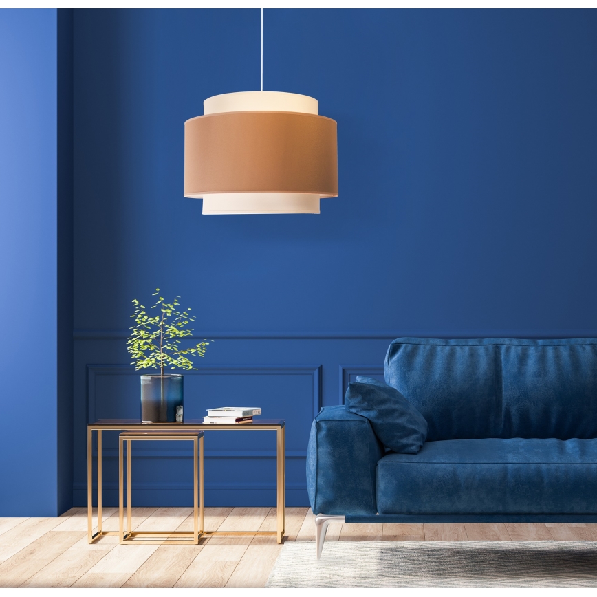Duolla - Hängeleuchte SOHO 1xE27/40W/230V d 40 cm beige/cremefarben