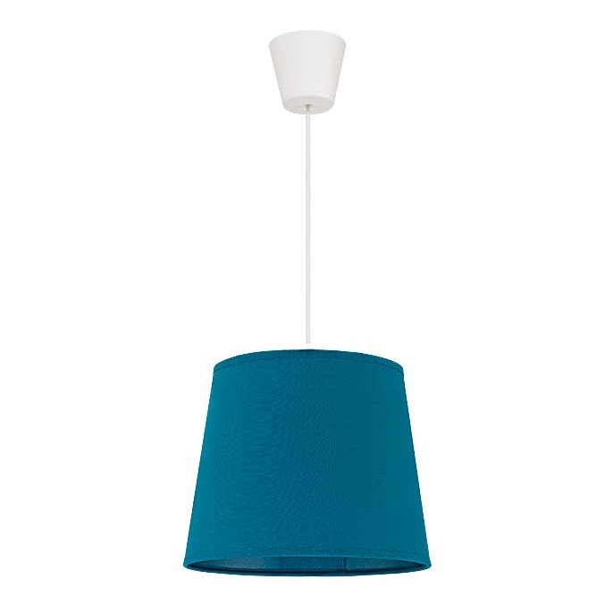 Duolla - Hängeleuchte SOLO 1xE27/40W/230V d 24 cm blau