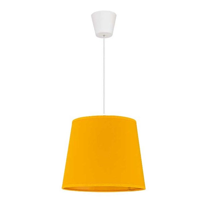 Duolla - Hängeleuchte SOLO 1xE27/40W/230V d 24 cm gelb