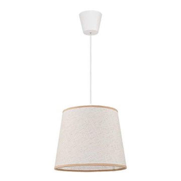 Duolla - Hängeleuchte SOLO 1xE27/40W/230V d 24 cm hellbeige