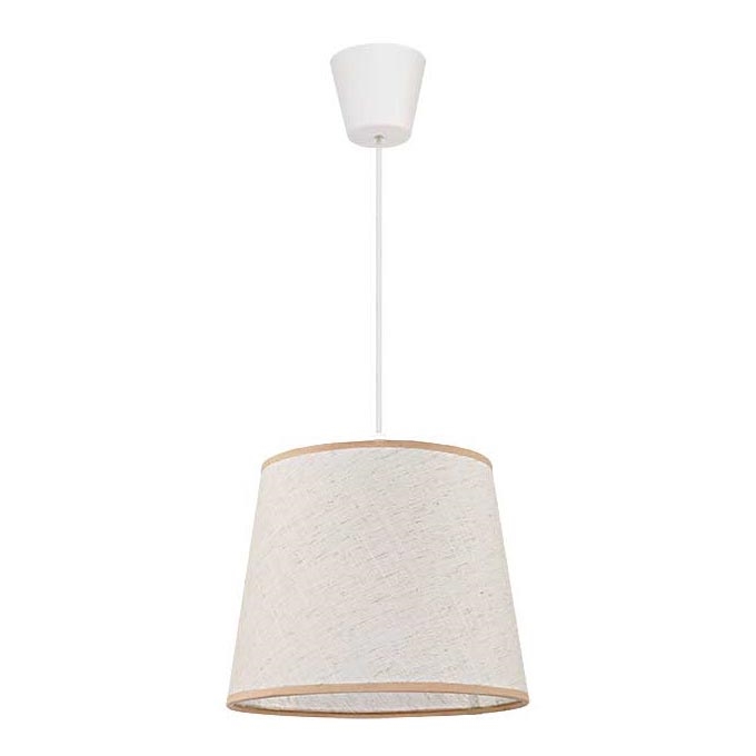 Duolla - Hängeleuchte SOLO 1xE27/40W/230V d 24 cm hellbeige