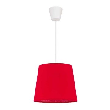 Duolla - Hängeleuchte SOLO 1xE27/40W/230V d 24 cm rot