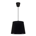 Duolla - Hängeleuchte SOLO 1xE27/40W/230V d 24 cm schwarz