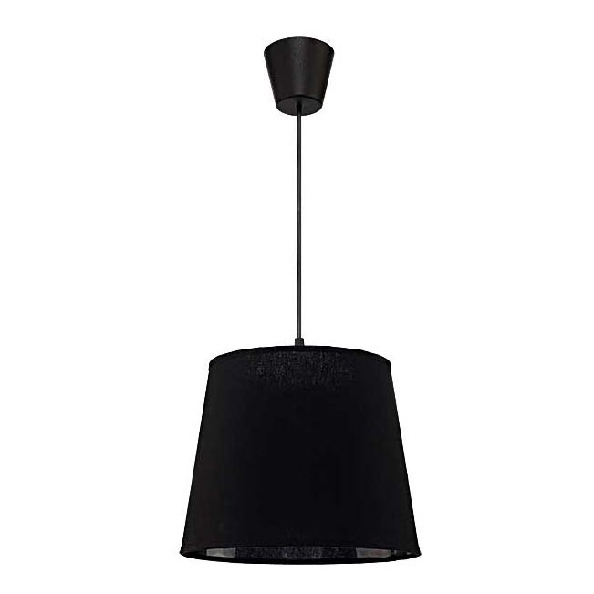 Duolla - Hängeleuchte SOLO 1xE27/40W/230V d 24 cm schwarz