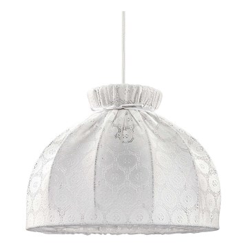 Duolla - Hängeleuchte SYMPHONY 1xE27/40W/230V d 38 cm weiß