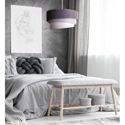 Duolla - Hängeleuchte TRIO 1xE27/15W/230V d 45 cm anthrazit/grau/weiß