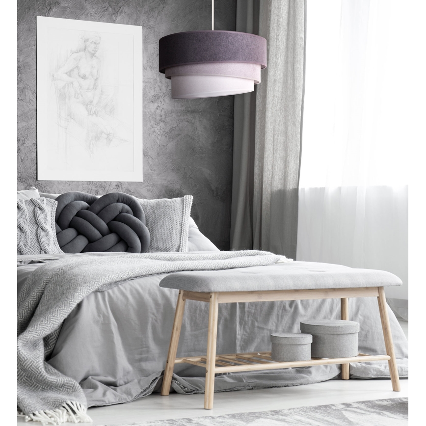 Duolla - Hängeleuchte TRIO 1xE27/15W/230V d 45 cm anthrazit/grau/weiß