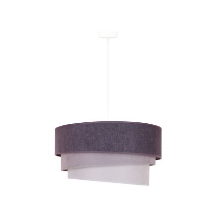 Duolla - Hängeleuchte TRIO 1xE27/15W/230V d 45 cm anthrazit/grau/weiß