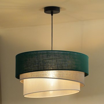 Duolla - Hängeleuchte TRIO 1xE27/15W/230V d 45 cm grün/grau/weiß