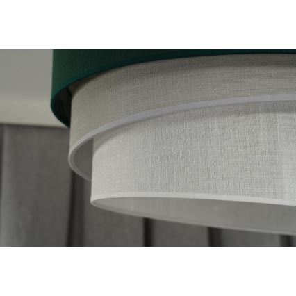 Duolla - Hängeleuchte TRIO 1xE27/15W/230V d 45 cm grün/grau/weiß
