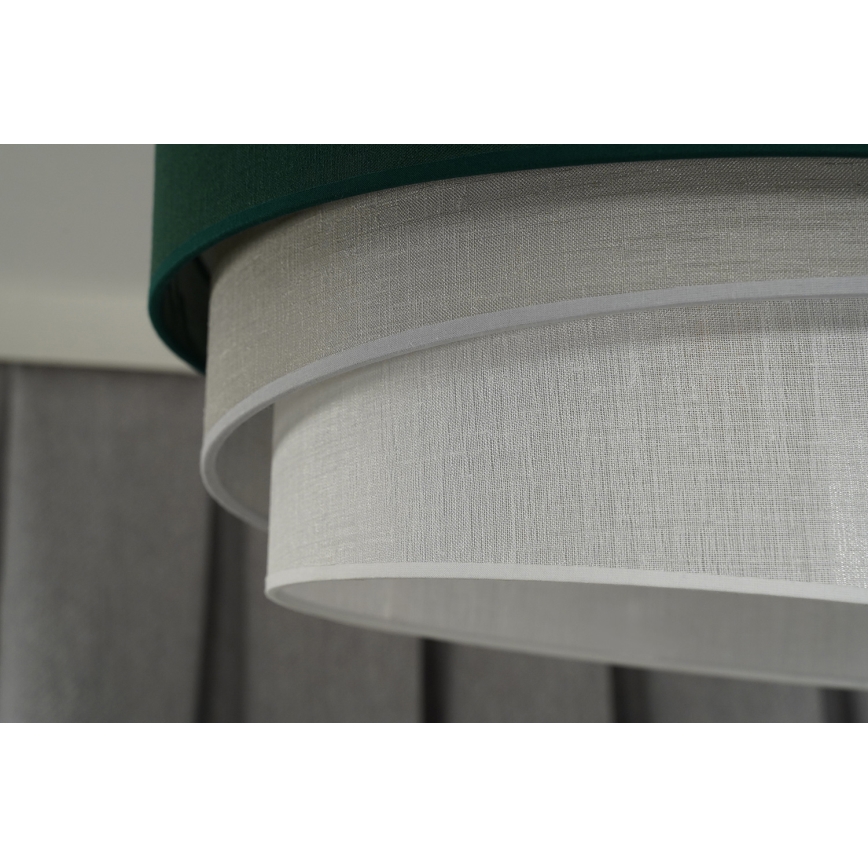 Duolla - Hängeleuchte TRIO 1xE27/15W/230V d 45 cm grün/grau/weiß
