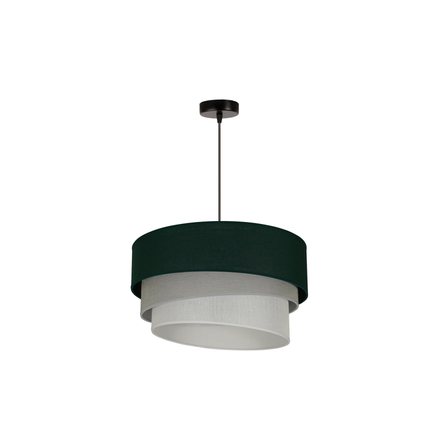 Duolla - Hängeleuchte TRIO 1xE27/15W/230V d 45 cm grün/grau/weiß