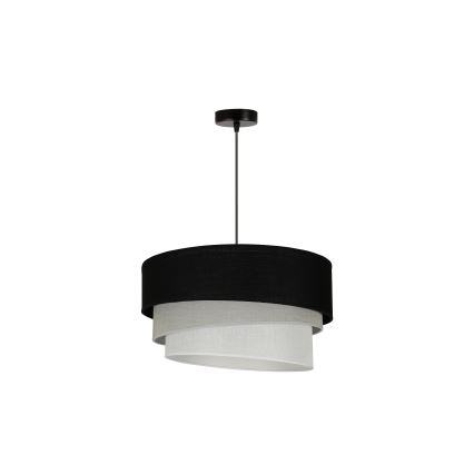 Duolla - Hängeleuchte TRIO 1xE27/15W/230V d 45 cm schwarz/grau/weiß