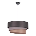 Duolla - Hängeleuchte TRIO 1xE27/40W/230V d 45 cm anthrazit/grau/braun