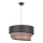 Duolla - Hängeleuchte TRIO 1xE27/40W/230V d 45 cm anthrazit/grau/braun