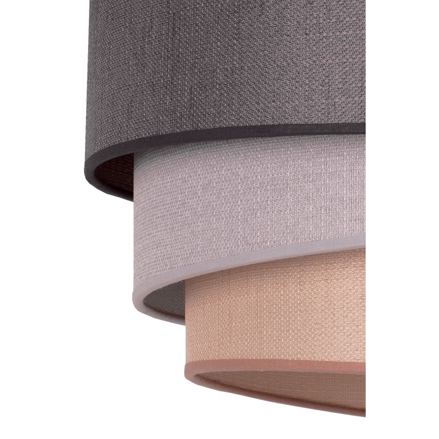 Duolla - Hängeleuchte TRIO 1xE27/40W/230V d 45 cm anthrazit/grau/braun