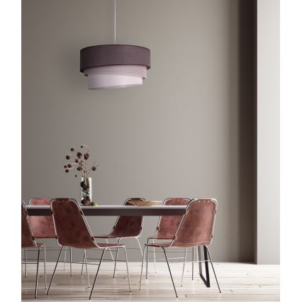 Duolla - Hängeleuchte TRIO 1xE27/40W/230V d 45 cm anthrazit/grau/weiß