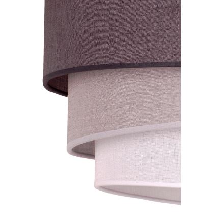 Duolla - Hängeleuchte TRIO 1xE27/40W/230V d 45 cm anthrazit/grau/weiß