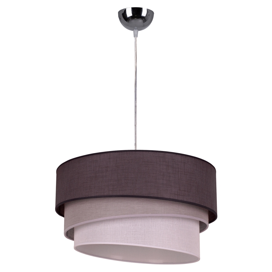Duolla - Hängeleuchte TRIO 1xE27/40W/230V d 45 cm anthrazit/grau/weiß
