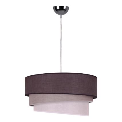 Duolla - Hängeleuchte TRIO 1xE27/40W/230V d 45 cm anthrazit/grau/weiß