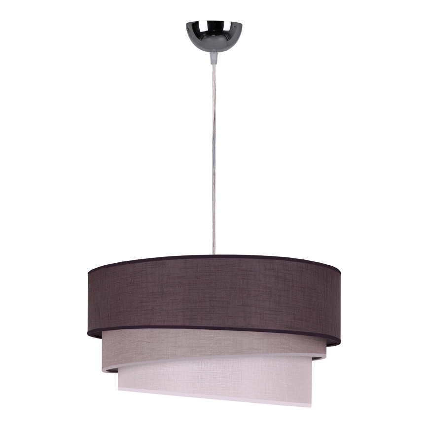 Duolla - Hängeleuchte TRIO 1xE27/40W/230V d 45 cm anthrazit/grau/weiß