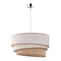 Duolla - Hängeleuchte TRIO 1xE27/40W/230V d 45 cm beige/braun