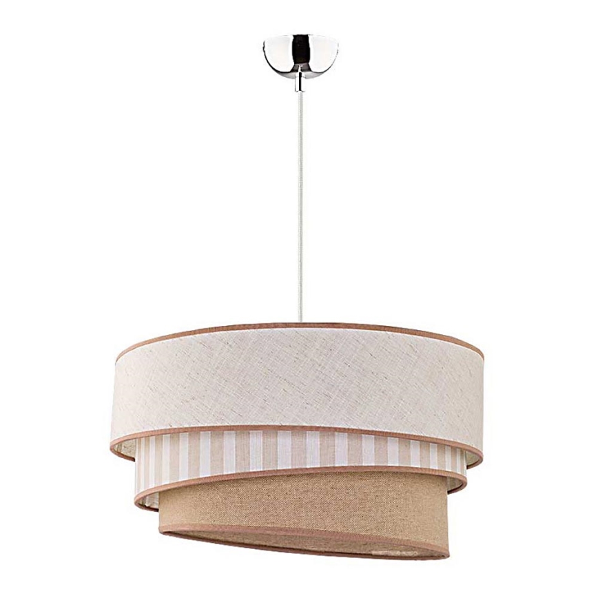 Duolla - Hängeleuchte TRIO 1xE27/40W/230V d 45 cm beige/braun