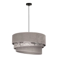 Duolla - Hängeleuchte TRIO 1xE27/40W/230V d 45 cm grau