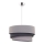 Duolla - Hängeleuchte TRIO 1xE27/40W/230V d 45 cm grau/schwarz