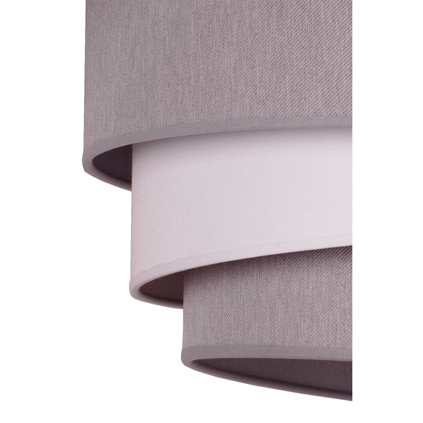 Duolla - Hängeleuchte TRIO 1xE27/40W/230V d 45 cm grau/weiß