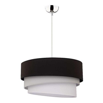 Duolla - Hängeleuchte TRIO 1xE27/40W/230V d 45 cm schwarz/grau/weiß