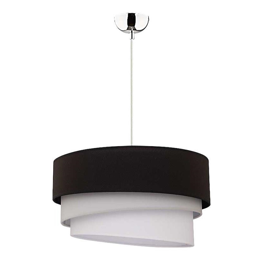 Duolla - Hängeleuchte TRIO 1xE27/40W/230V d 45 cm schwarz/grau/weiß