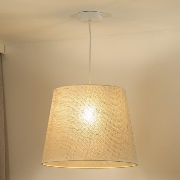 Duolla - Hängeleuchte YUTE 1xE27/15W/230V d 38 cm grau
