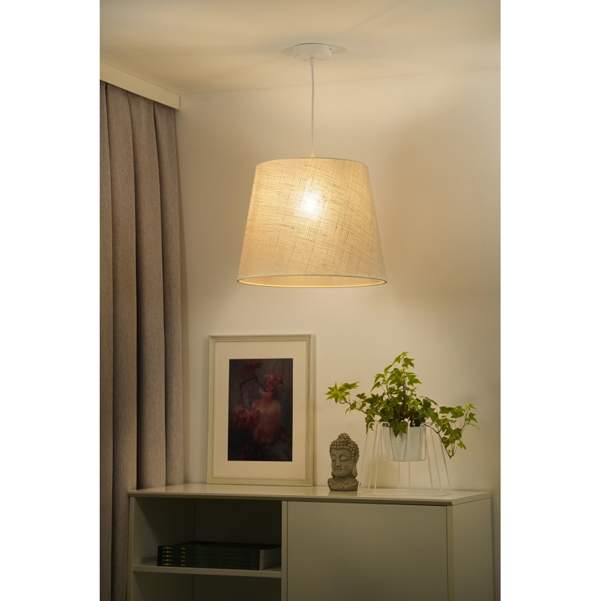 Duolla - Hängeleuchte YUTE 1xE27/15W/230V d 38 cm grau