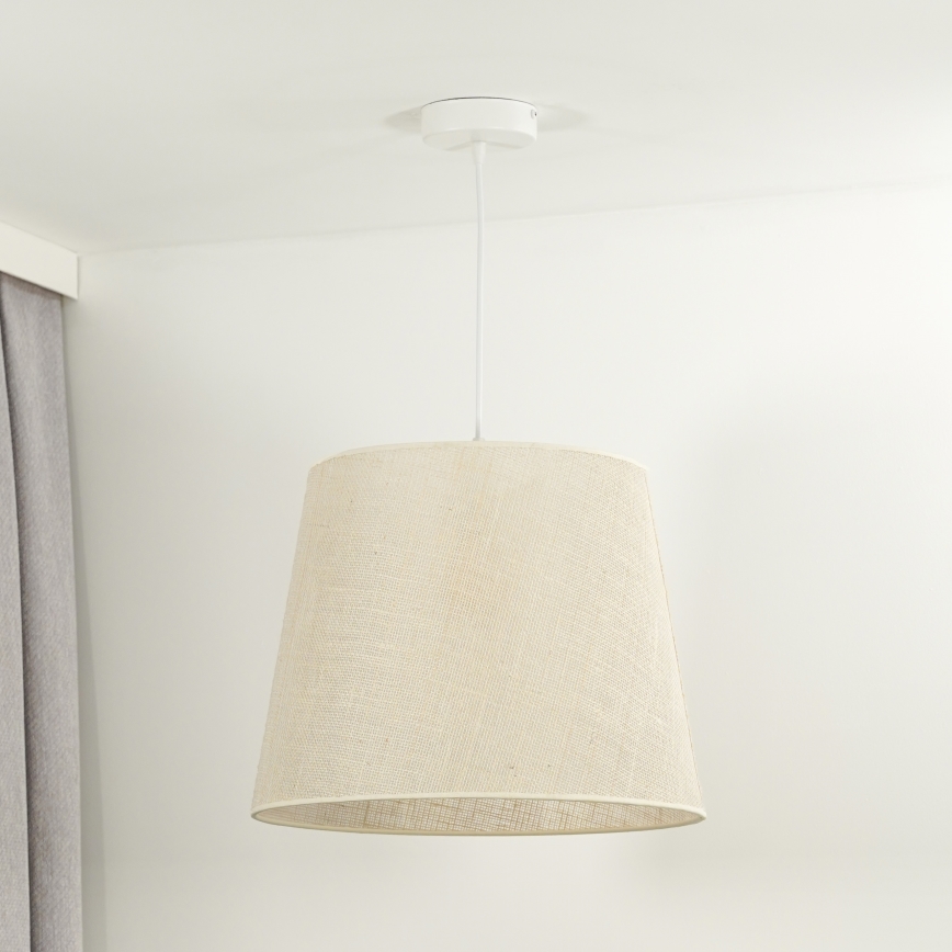 Duolla - Hängeleuchte YUTE 1xE27/15W/230V d 38 cm grau