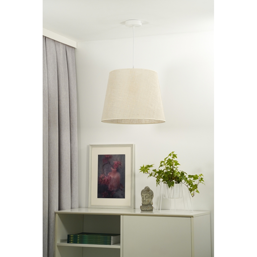 Duolla - Hängeleuchte YUTE 1xE27/15W/230V d 38 cm grau
