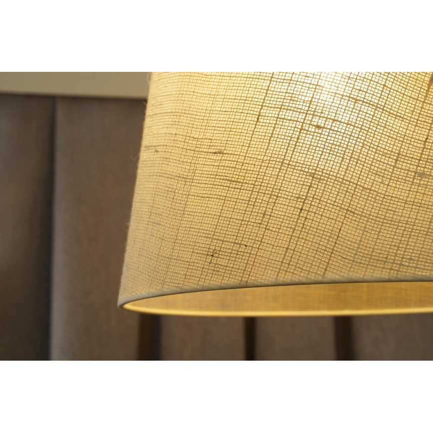 Duolla - Hängeleuchte YUTE 1xE27/15W/230V d 38 cm grau