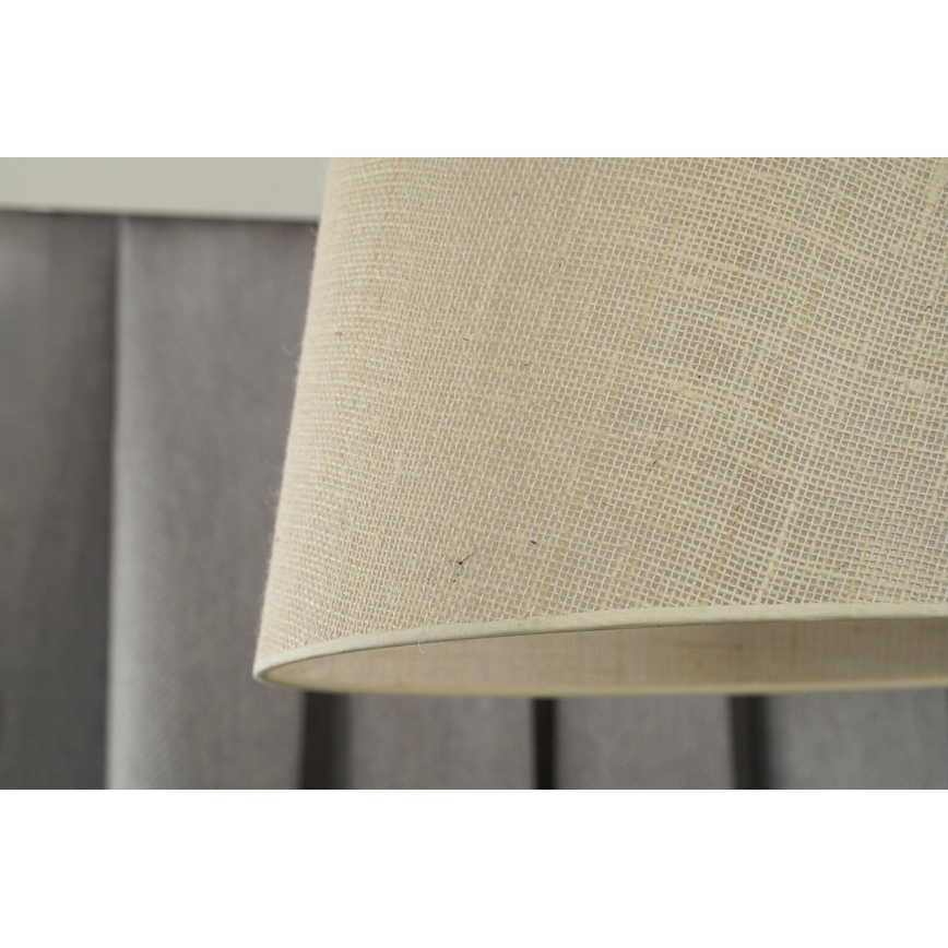 Duolla - Hängeleuchte YUTE 1xE27/15W/230V d 38 cm grau
