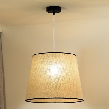 Duolla - Hängeleuchte YUTE 1xE27/15W/230V d 38 cm grau/schwarz