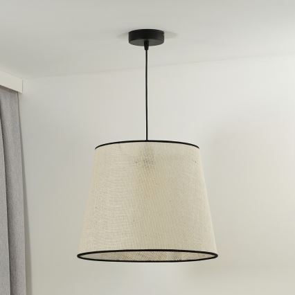 Duolla - Hängeleuchte YUTE 1xE27/15W/230V d 38 cm grau/schwarz