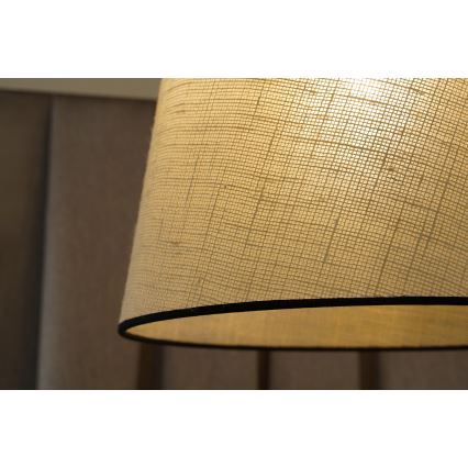 Duolla - Hängeleuchte YUTE 1xE27/15W/230V d 38 cm grau/schwarz